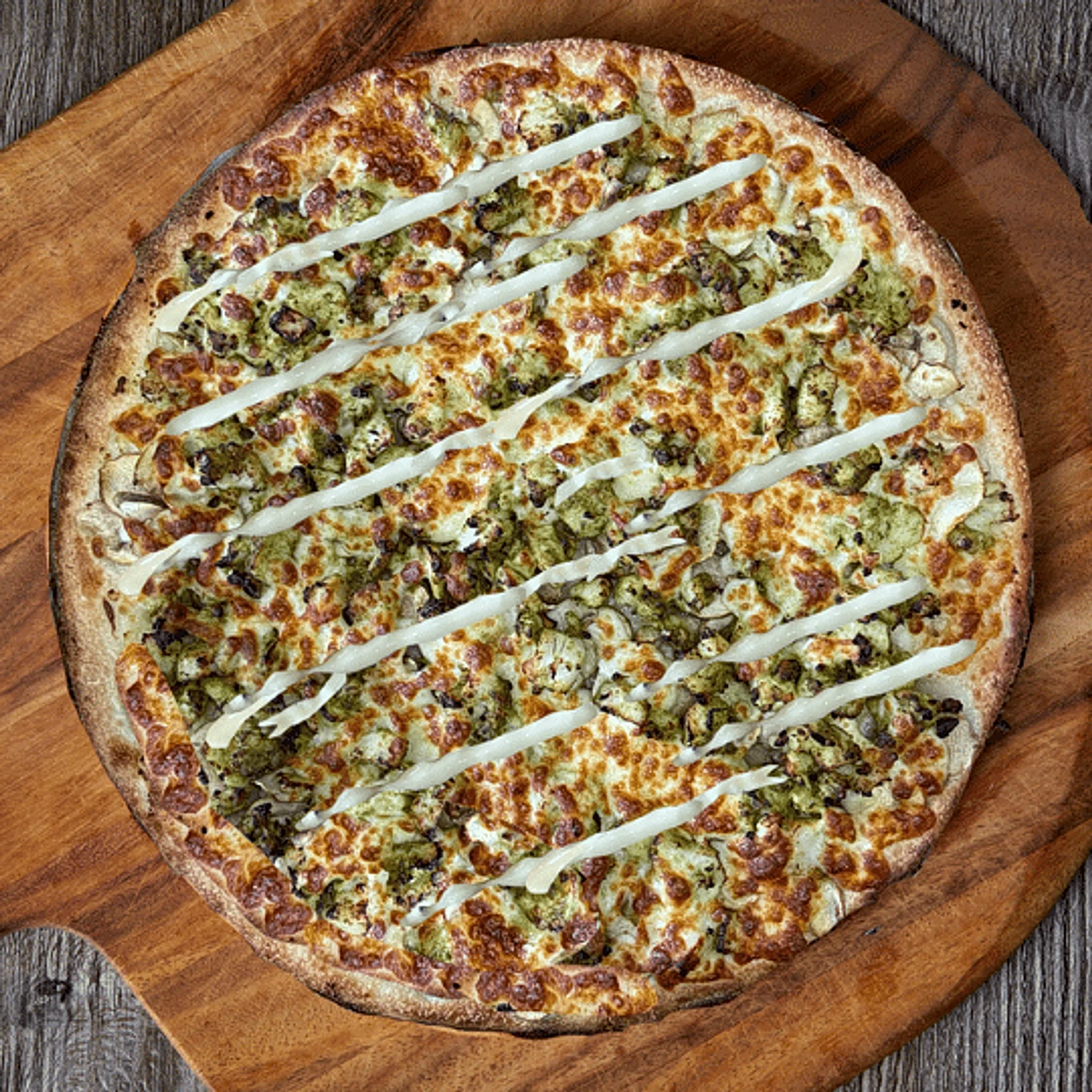 Pesto Chicken Pizza