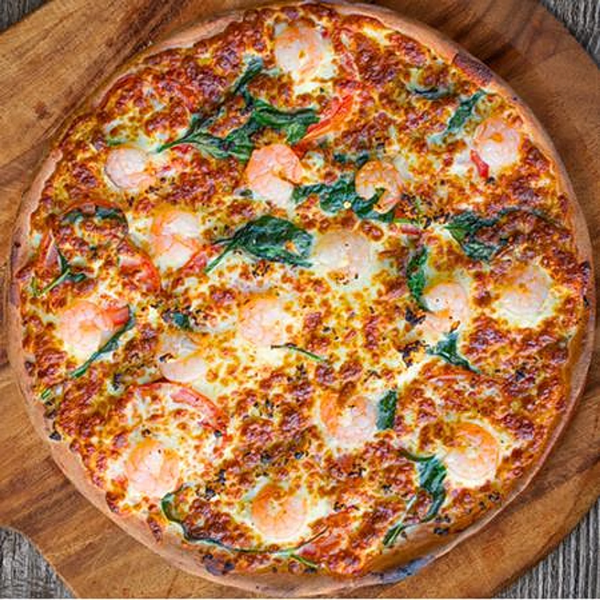 Garlic Prawn Pizza